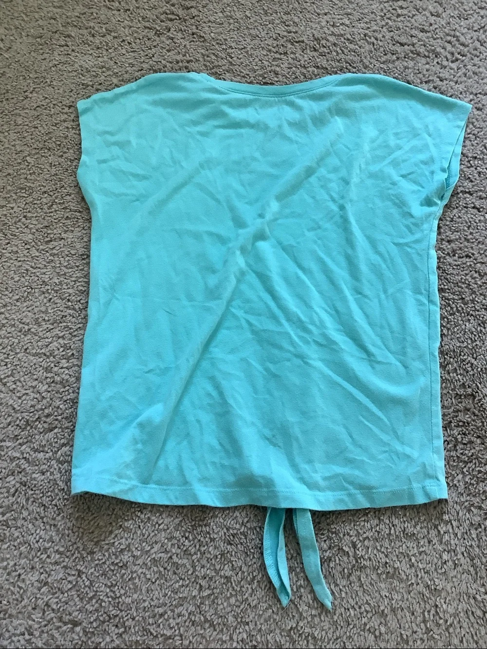 The Children's Place Girls' Short Sleeve Tie-Front Top